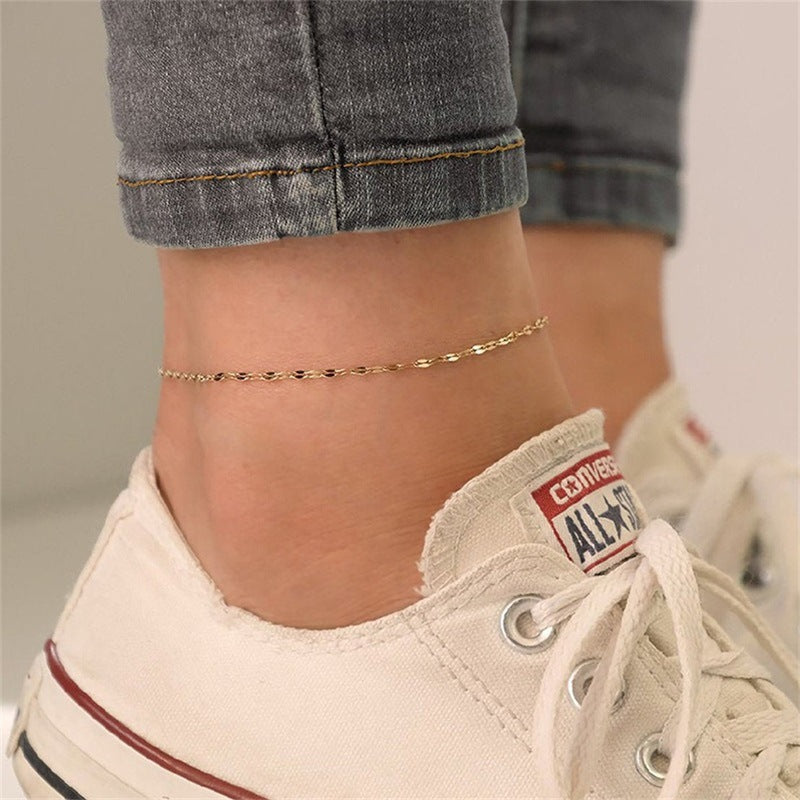 Non-fading Niche Women's Stainless Steel Anklets