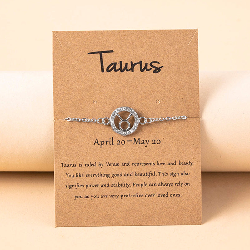 Fashion Silver Color Constellation Chain Bracelets