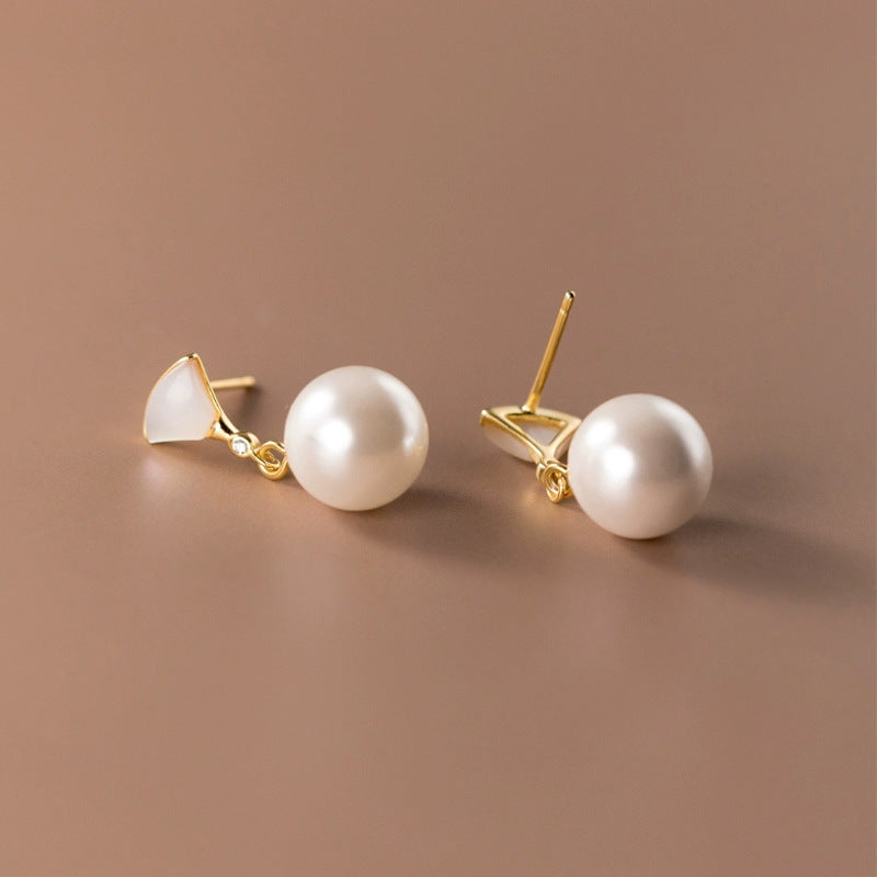 Fashion Shell Pearl Earrings
