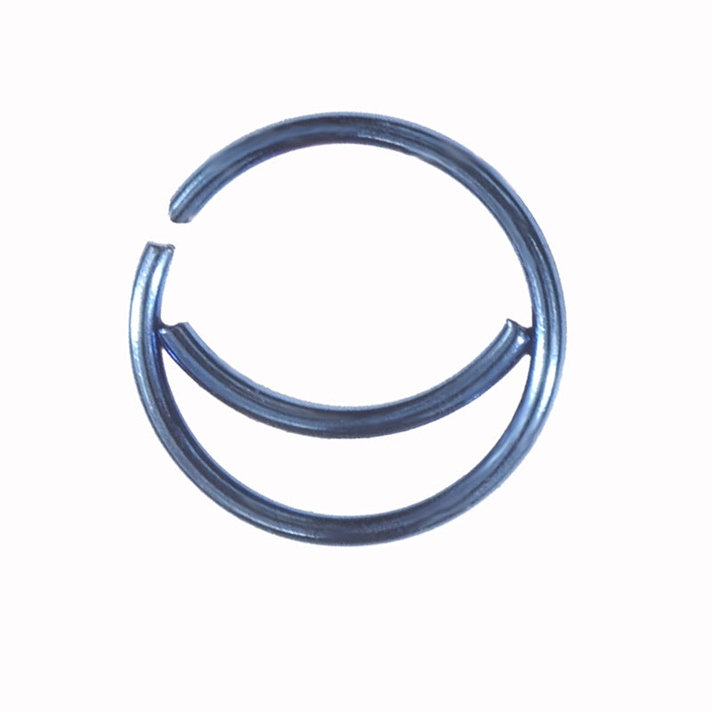 1PC Steel Moon Nose Rings Hoop 20G Fake Nose Septum Rings Piercing Ear Cartilage Tragus