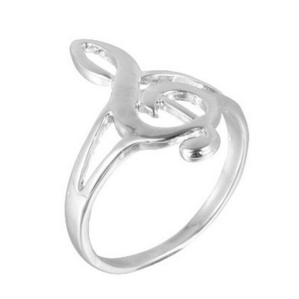 Unique Hollow Out Musical Notes Rings For Women Men