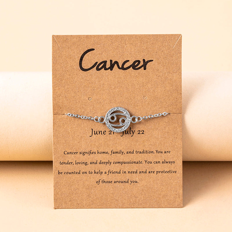 Fashion Silver Color Constellation Chain Bracelets