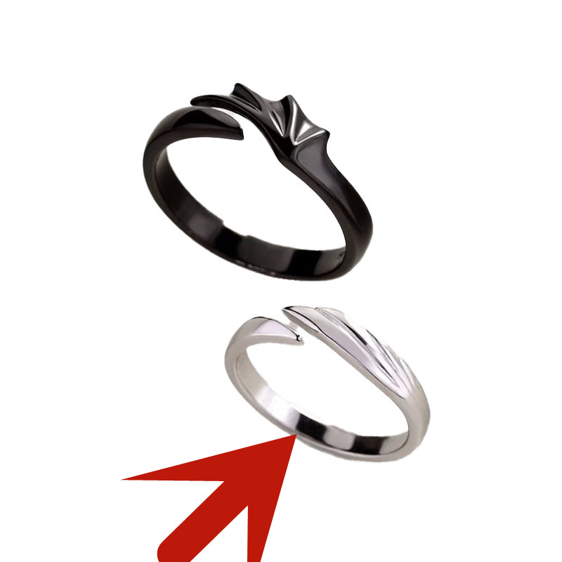 Angels & Demons  Combination Couple Rings