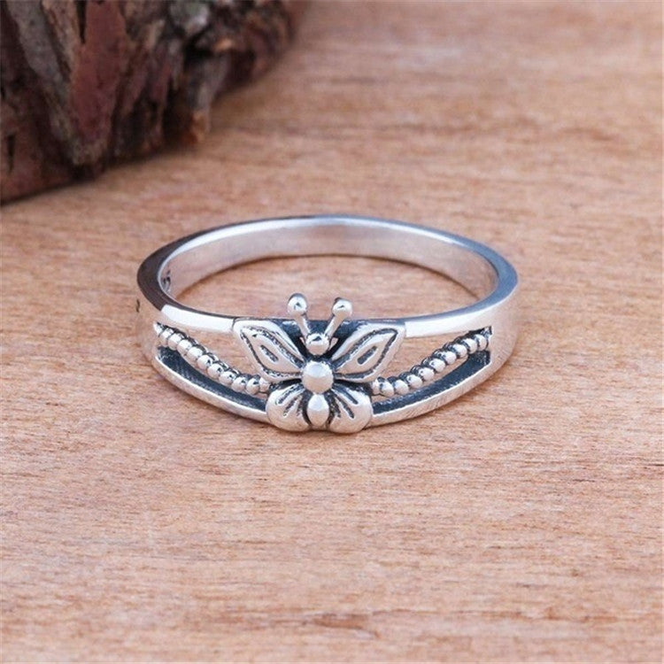 925 Thai Silver Butterfly Ring