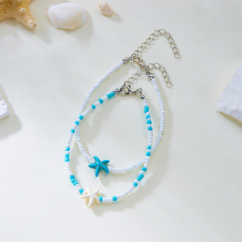 Summer Fashion Beads String  Anklets