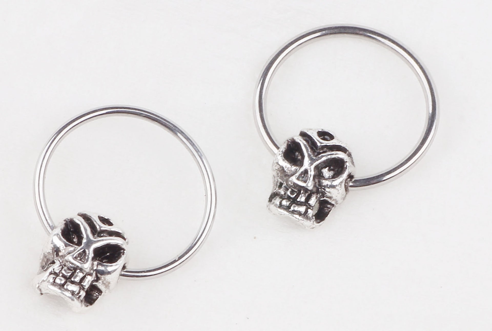 Ghost Head Nose Ring Foreign Trade Fake Nose Nail Nose Ring