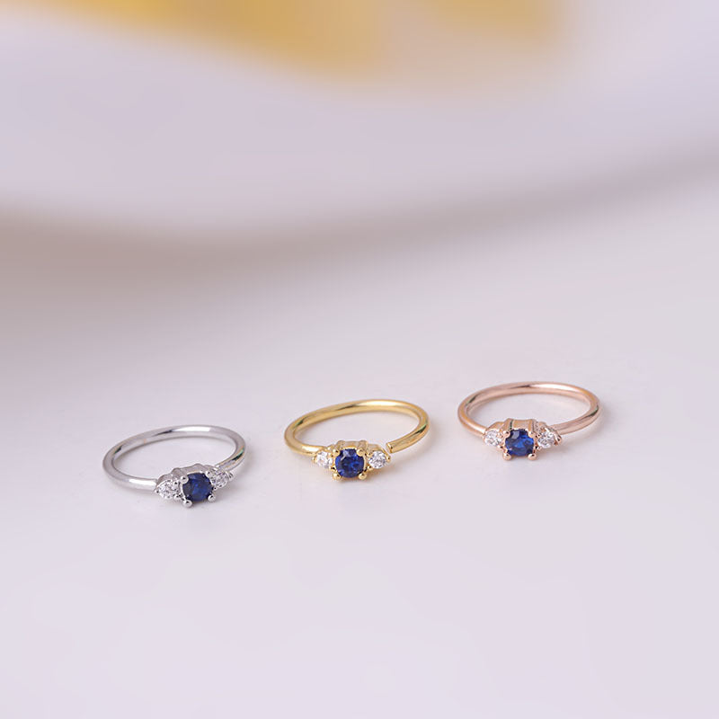 Colored Zircon Nose Rings