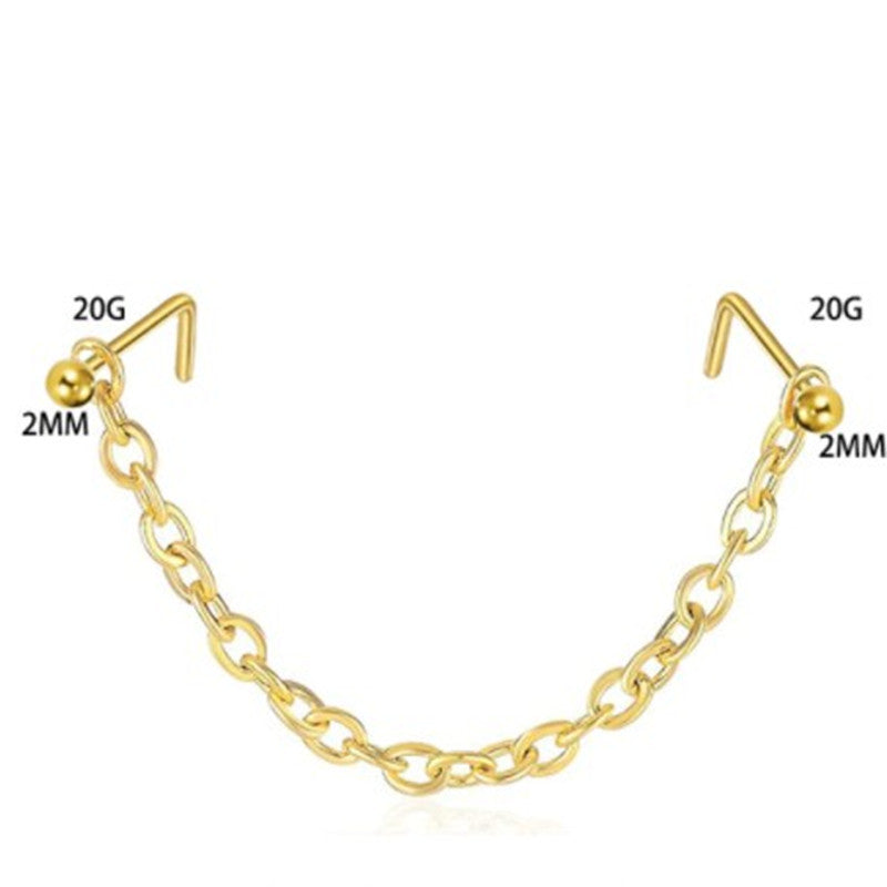 Stainless Steel New Nose Chain Piercing Jewelry