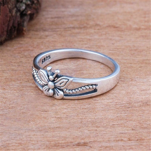 925 Thai Silver Butterfly Ring