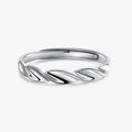 Simple Special-interest Design Men And Women Opening Ring