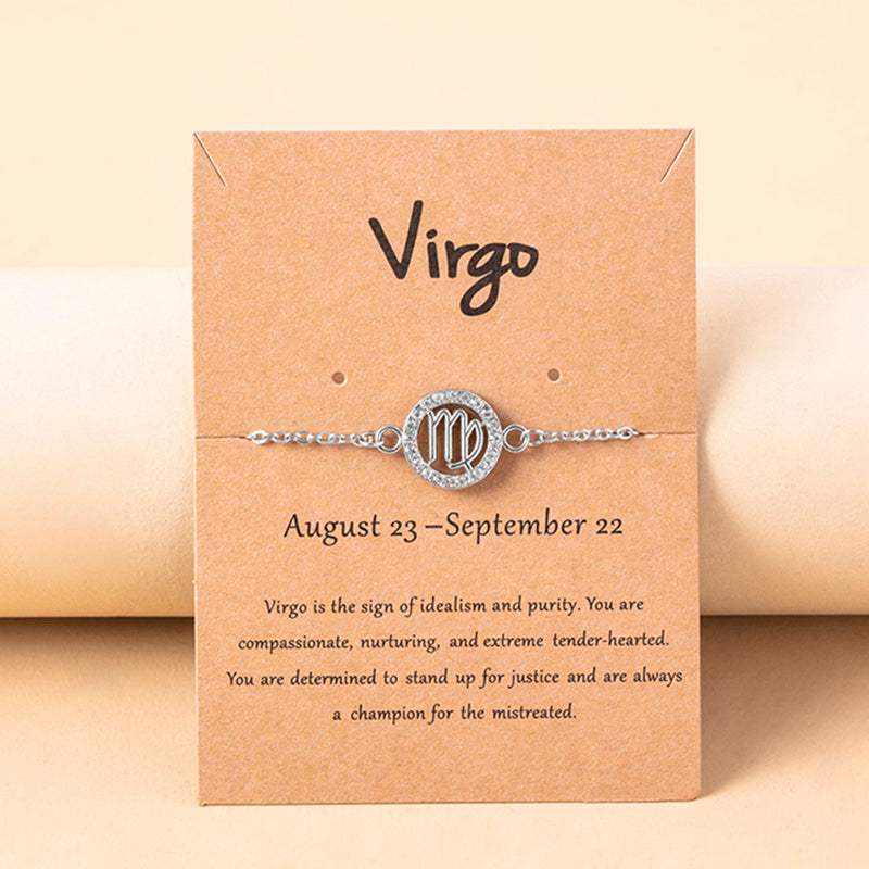 Fashion Silver Color Constellation Chain Bracelets