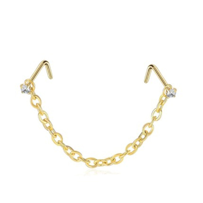 Stainless Steel New Nose Chain Piercing Jewelry