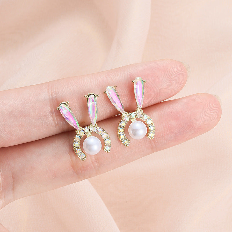 S925 Silver Needle Pearl Earrings