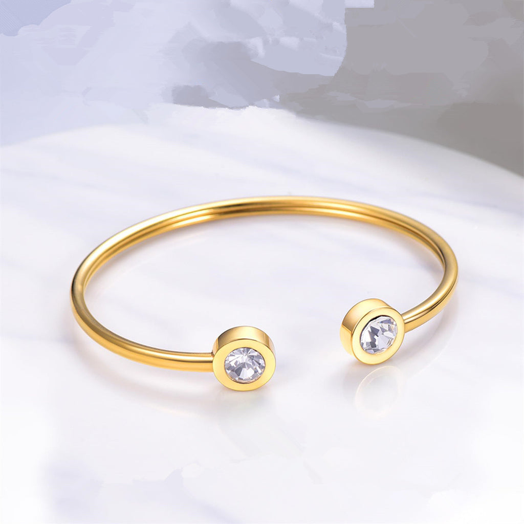 Personalized Minimalist Stainless Steel Wire Bracelet