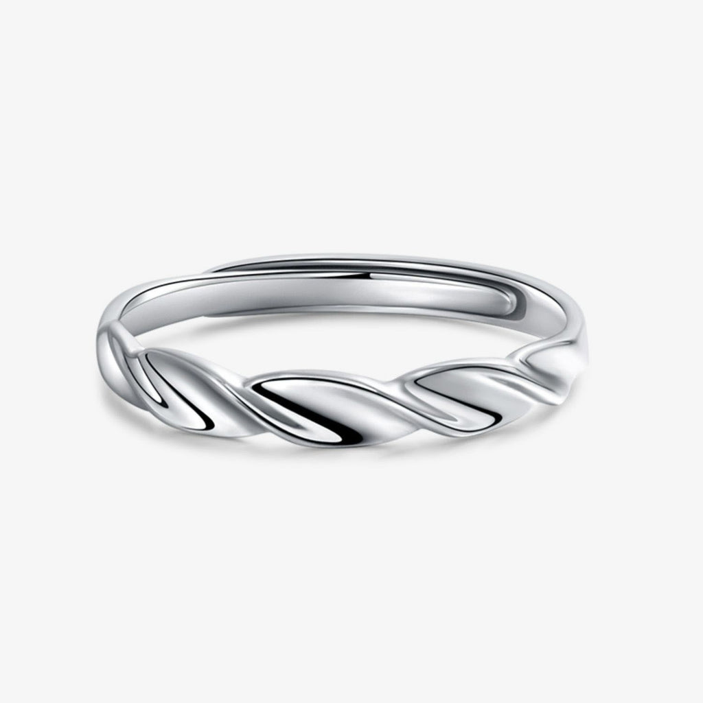 Simple Special-interest Design Men And Women Opening Ring