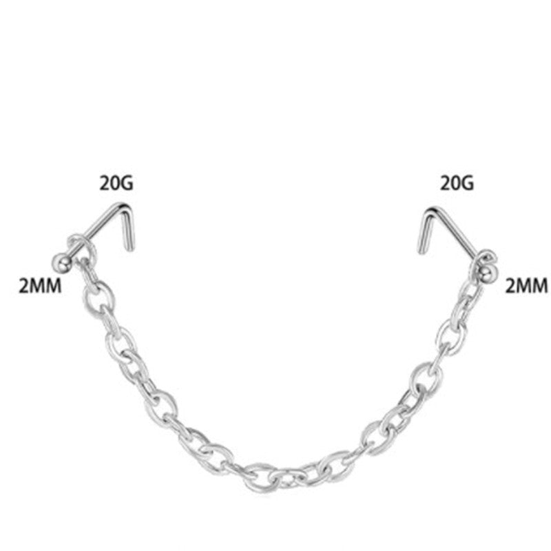 Stainless Steel New Nose Chain Piercing Jewelry