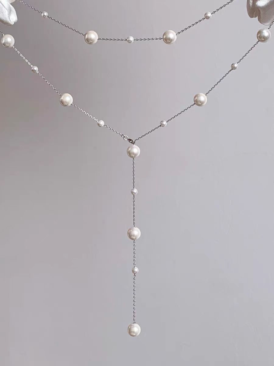 Trendy Pearl  Starry Pearl Choker Necklaces