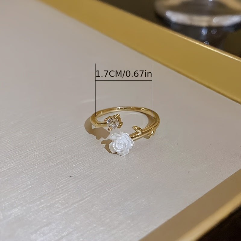 Thorn Camellia Open  Sweet Girlish Style, Adjustable Rose Flower